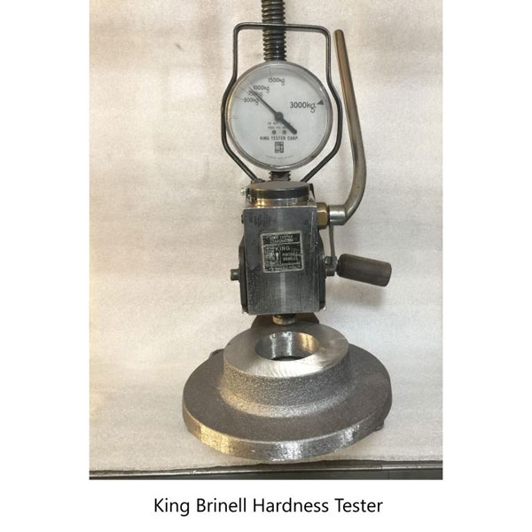 King Brinell hardness tester