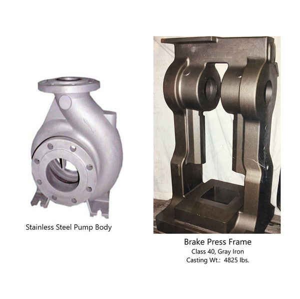 stainless steel pump and brake press frame